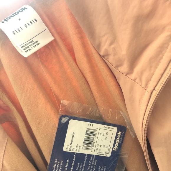 GIGI HADID x Reebok, Beige Track Jacket - Picture 5 of 5